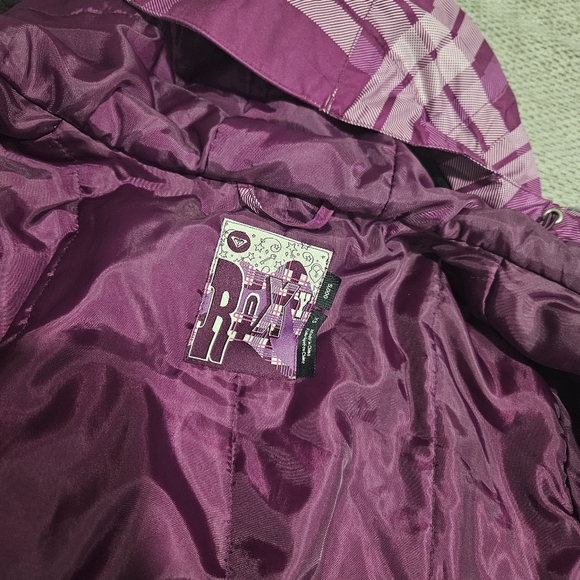 Pink Plaid Roxy Jacket, XS - Picture 7 of 13